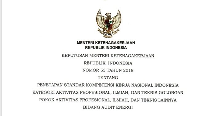 skkni auditor energi enerco nusantara training