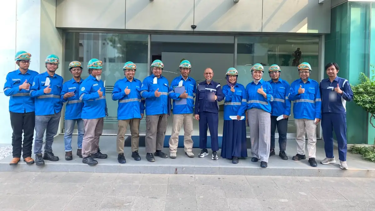 Tim Enerco Nusantara Engineering saat pendampingan manajemen energi dan pelaporan POME ESDM di lokasi klien industri